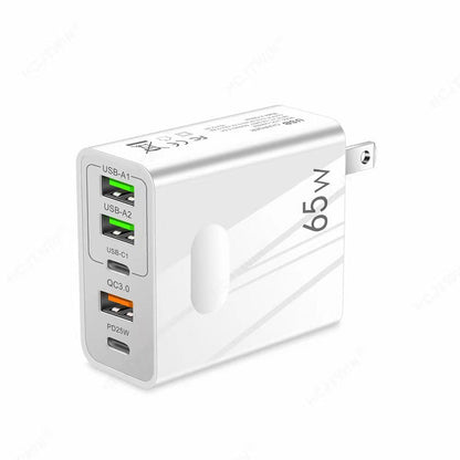 [Praktisk gåva] 65W snabbladdare med flera portar