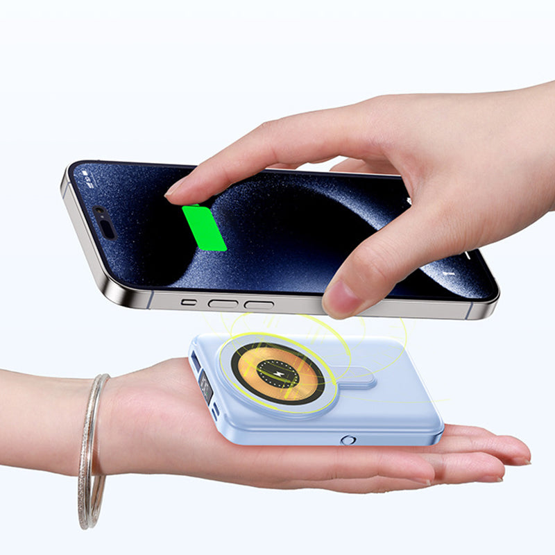 🔥Magnetisk powerbank med stativ och kabel