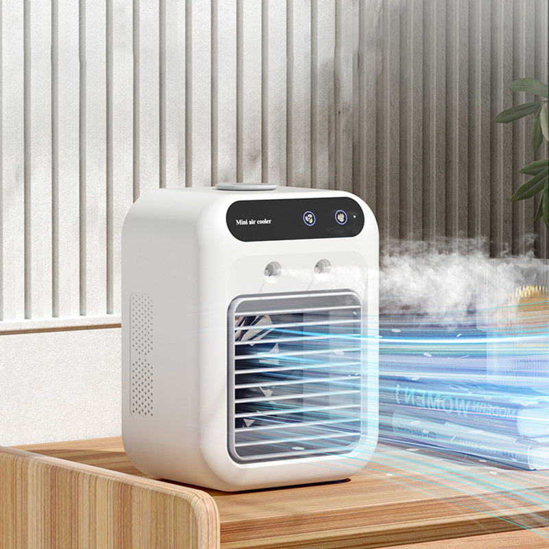 ❄️55 % rabatt🌬️ Mini Luftkylare 3-i-1 – Kyler, fuktar och doftar! Perfekt för ditt skrivbord och sovrum