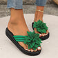 ✨50% RABATT NU! ✨👡Flip-flops för damer med blommönster🌺