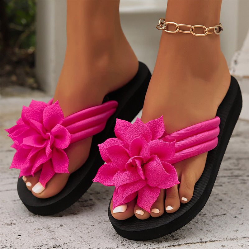 ✨50% RABATT NU! ✨👡Flip-flops för damer med blommönster🌺