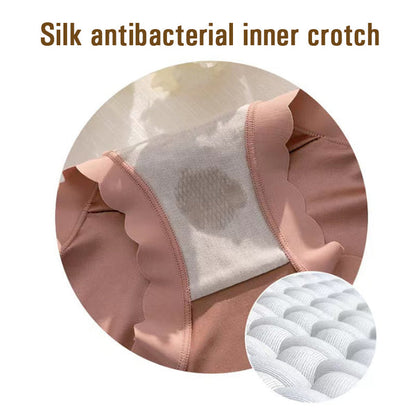 Antibakteriella, hygroskopiska, luktfria gynekologtrosor i siden