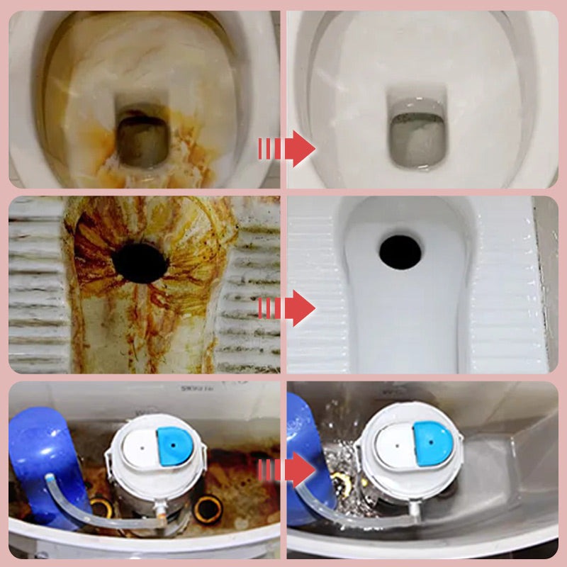 🚽Effektiv rengöringsmedel för toalettstol✨Spola bort fläckar som magi!