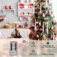 🎁Tidig julkampanj – 50 % rabatt🎄LED-ljus för julgranen med genomskinliga kristallkulor som krokar