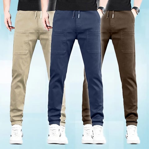 💥MultiPants – Slitstarka lastbyxor med hög stretch i flera fickor