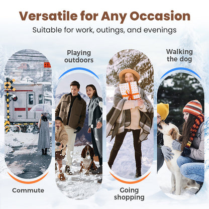 🔥 Het rea – 50 % rabatt – Damstövlar med tjock klack: Tjocka, varma och robusta