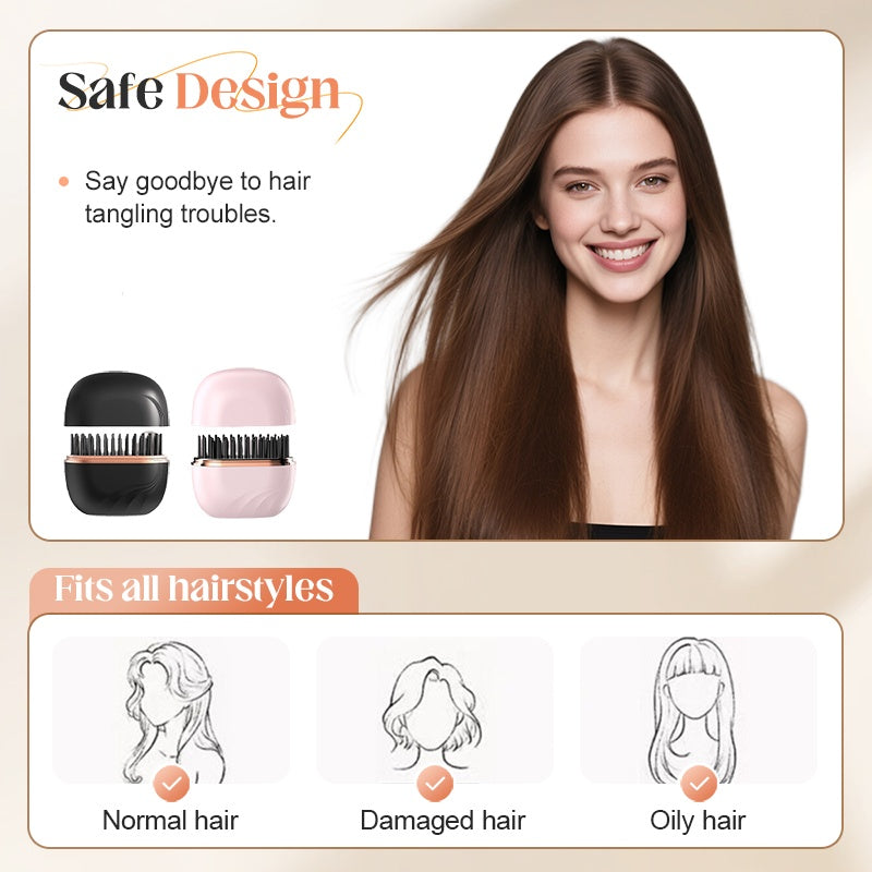 Mini sladdlös hårplattkam