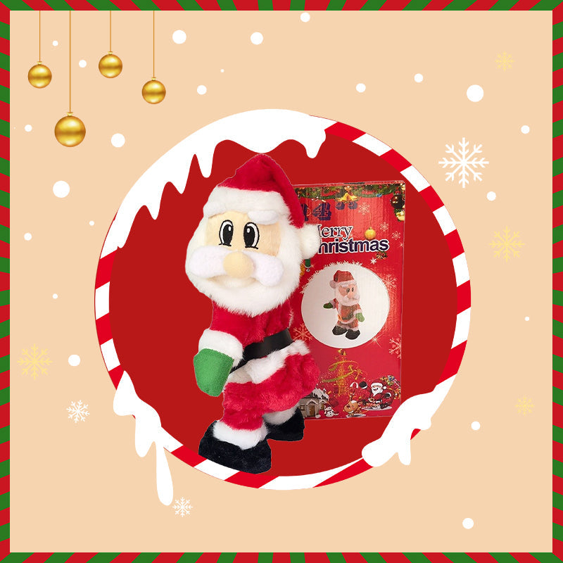 ✨🎁Rolig twerkande jultomte-leksak