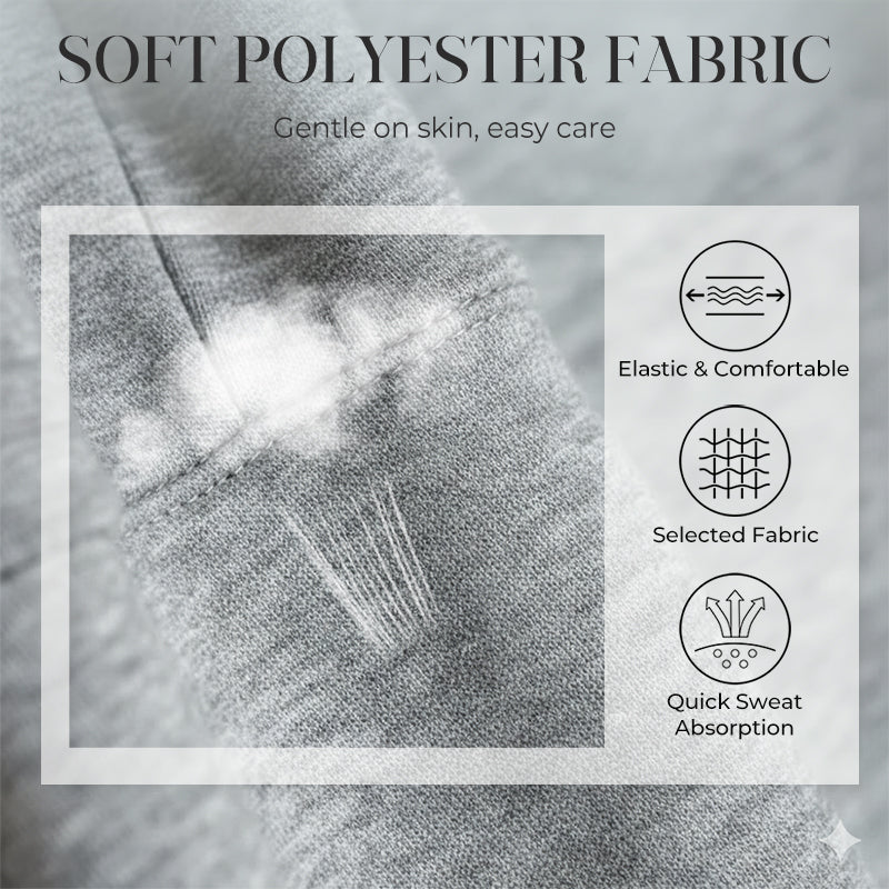 🌸Wieanfedy™ 2-delat Ribbad Långärmad Crop Top & Wide Leg Byxor Set – Matchat Loungeoutfit