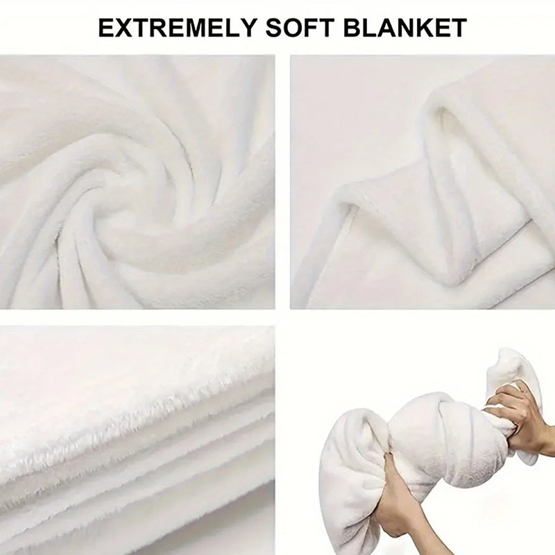 🔥Jungfru Maria & rosor flanellpläd