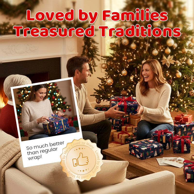 🎅 Juletid🌲 70x50 cm julpresentpapper