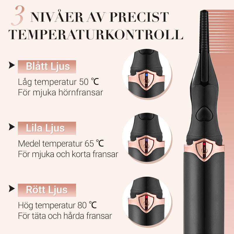 Uppvärmd Ögonfransböjare för Långvarig Naturlig Böjning