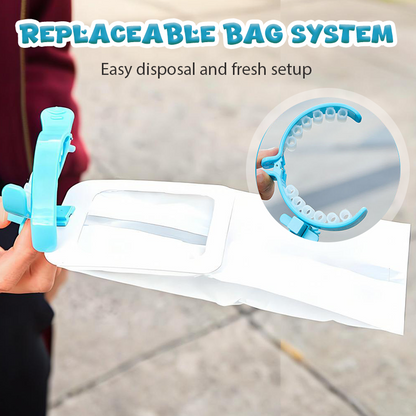 Klämma för husdjurens bajspåsar