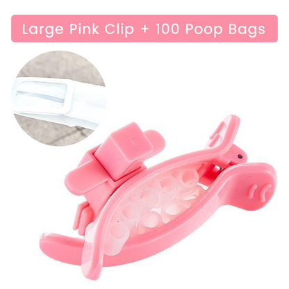 Klämma för husdjurens bajspåsar