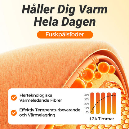 Elegant Varm Trenchcoat för Kvinnor