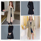 Elegant Varm Trenchcoat för Kvinnor