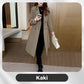 Elegant Varm Trenchcoat för Kvinnor