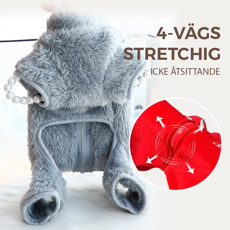 Varm Hundjacka med Dragkedja på 4 Ben