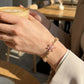 🌼Kvinnors armband med körsbärsblommor och strass🌸