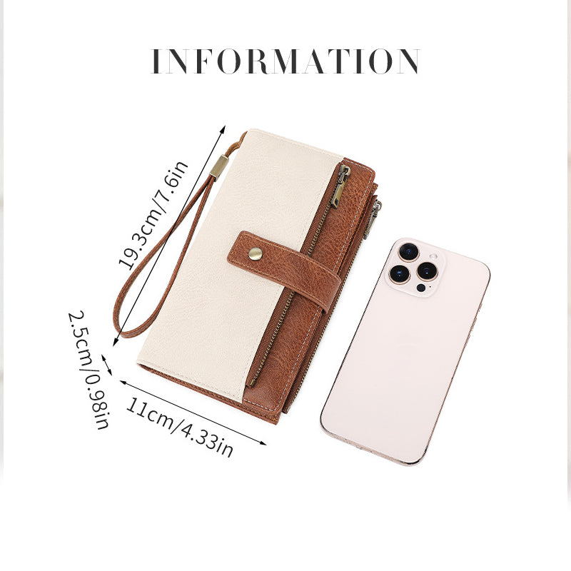 👜 50% RABATT! ✨ Damplånbok i Retrostil – RFID-blockering, Trippelfack & Hållbart Läder 🛍️