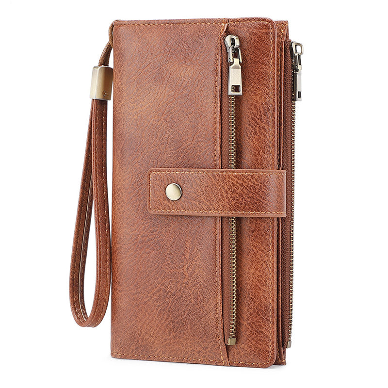 👜 50% RABATT! ✨ Damplånbok i Retrostil – RFID-blockering, Trippelfack & Hållbart Läder 🛍️