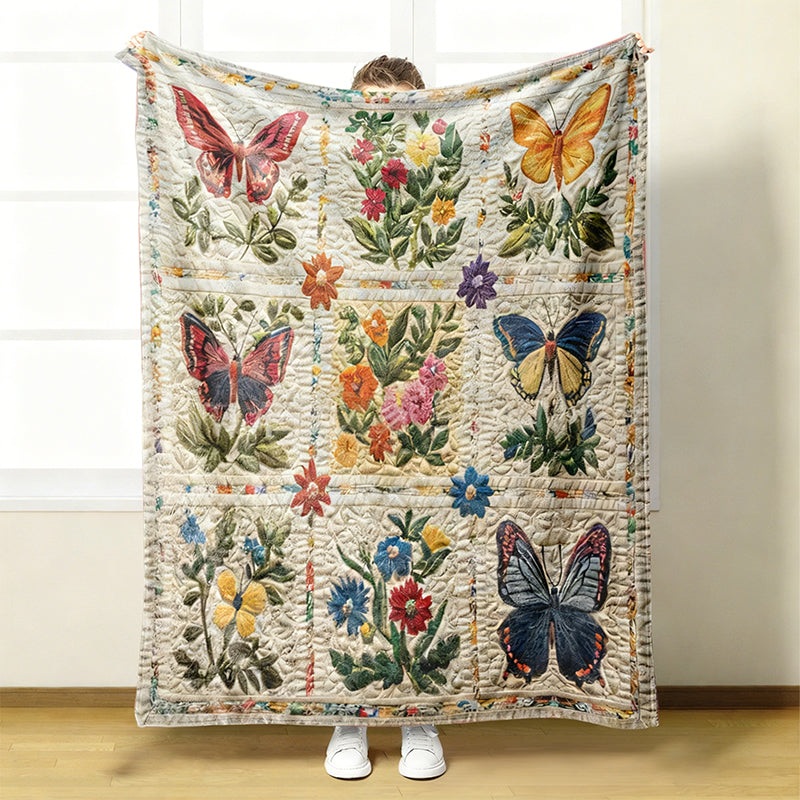 🌸Kuschelige und weiche Flanelldecke mit Blumenmuster✨