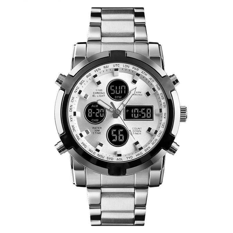 ⌚ 55% RABATT! 💪 Vattentäta Militärklockor för Män – Analog-Digital, Slitstark & Funktionell Design för Outdoor 🏕️