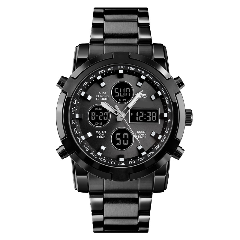 ⌚ 55% RABATT! 💪 Vattentäta Militärklockor för Män – Analog-Digital, Slitstark & Funktionell Design för Outdoor 🏕️