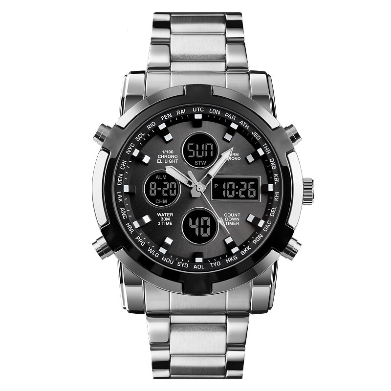⌚ 55% RABATT! 💪 Vattentäta Militärklockor för Män – Analog-Digital, Slitstark & Funktionell Design för Outdoor 🏕️