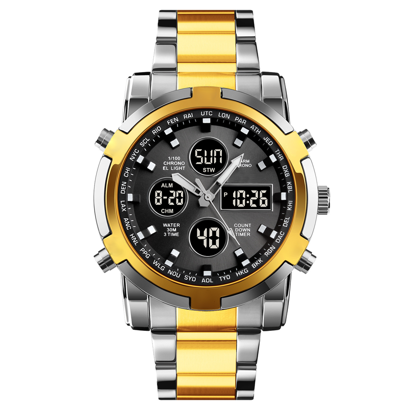 ⌚ 55% RABATT! 💪 Vattentäta Militärklockor för Män – Analog-Digital, Slitstark & Funktionell Design för Outdoor 🏕️