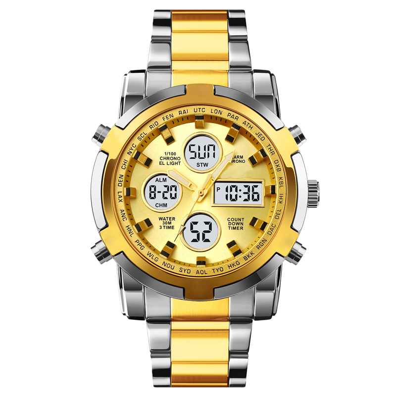 ⌚ 55% RABATT! 💪 Vattentäta Militärklockor för Män – Analog-Digital, Slitstark & Funktionell Design för Outdoor 🏕️
