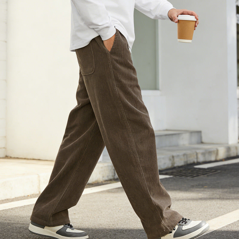 🔥Populär produkt🔥Casual corduroybyxor med vida ben – unisexmodell