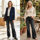 🎁Nya Tillskott 2026 – 50% Rabatt💥Retro Flare Jeans för Kvinnor med Fickor