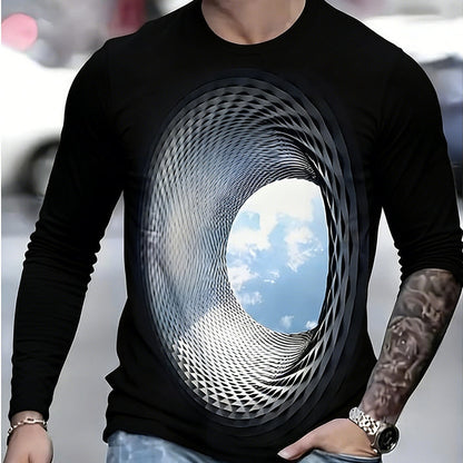 Herr-top med 3D-digitaltryck