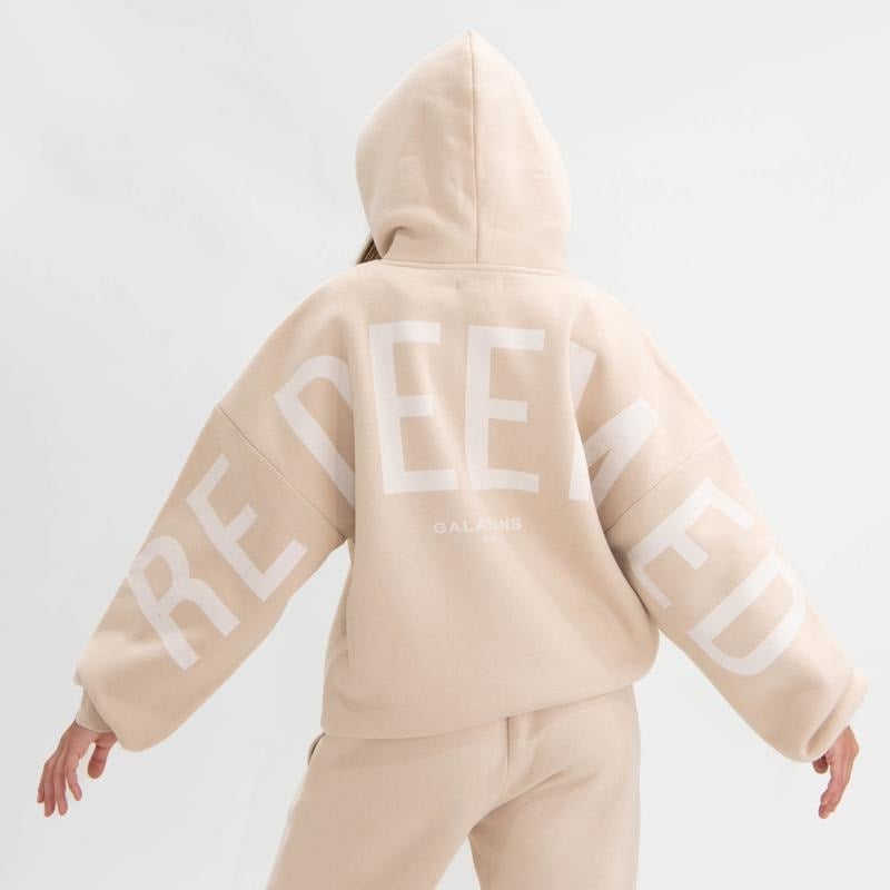 💕Sista dagen 49% RABATT💖✝ Essential Hoodie | Överdimensionerad Christian Heavyweight Faith Sweatshirt