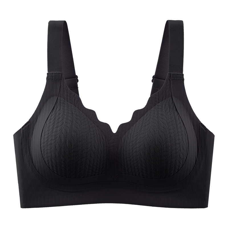Bekväm sömlös push-up-bh för kvinnor