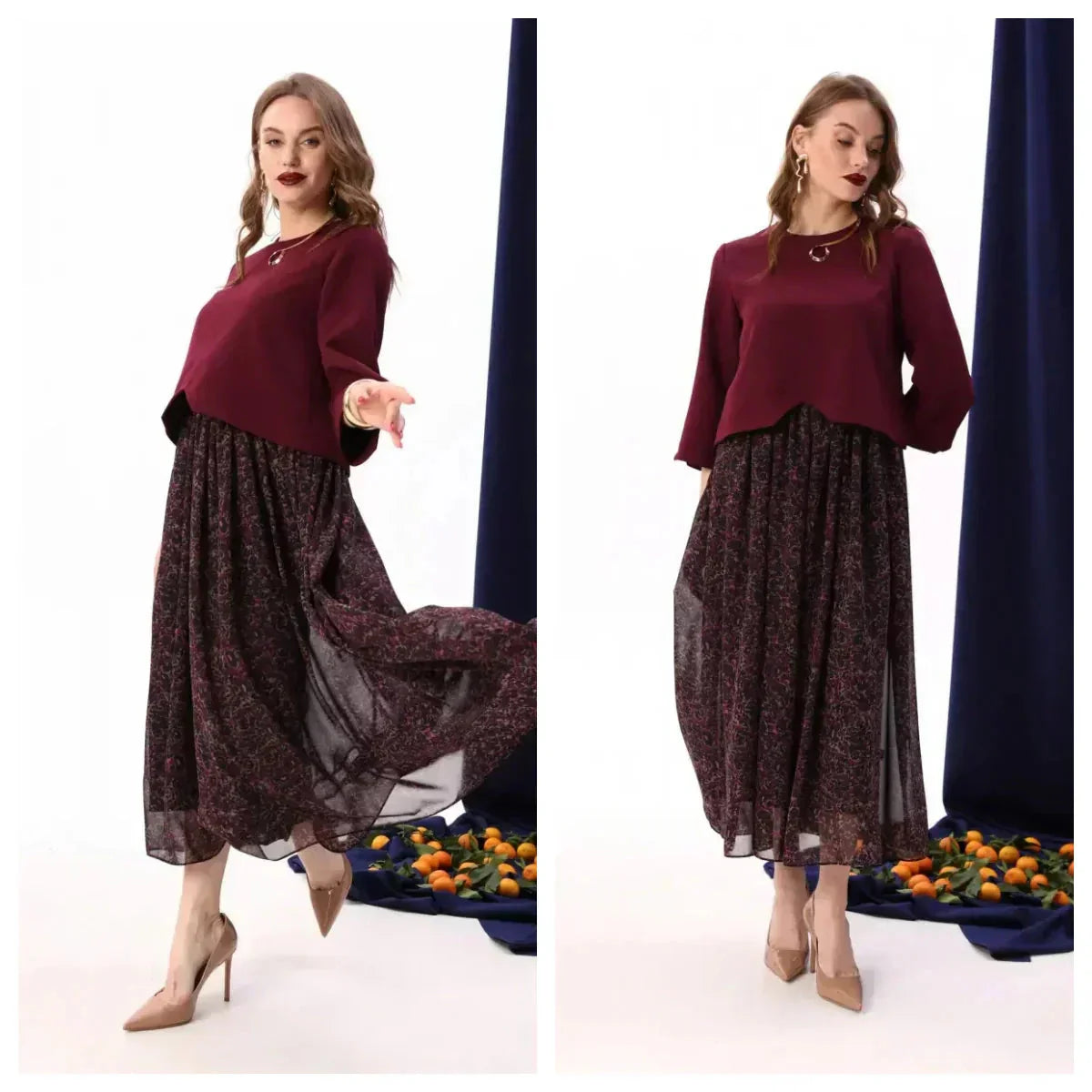 💖Elegant Högkvalitativ Klänning