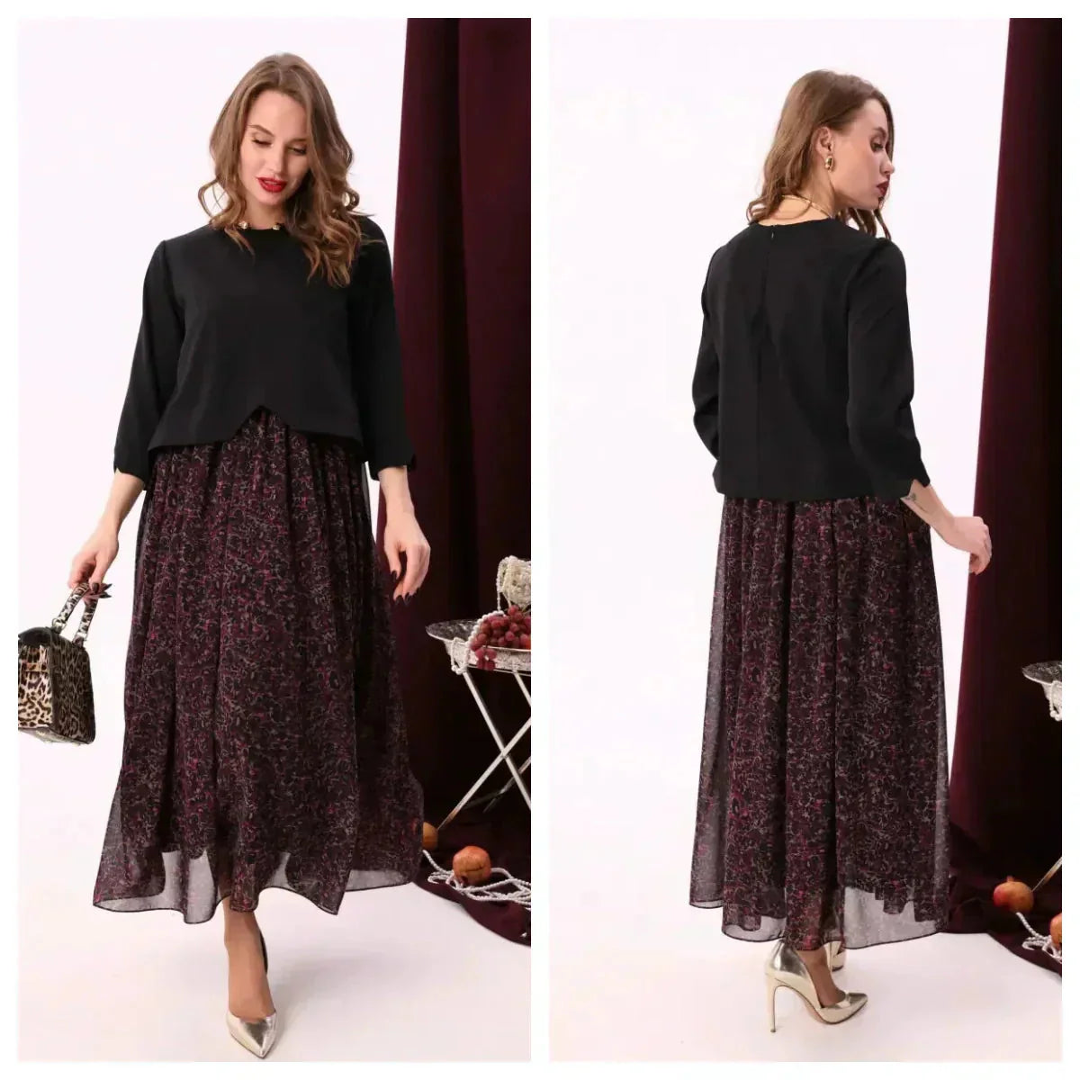 💖Elegant Högkvalitativ Klänning