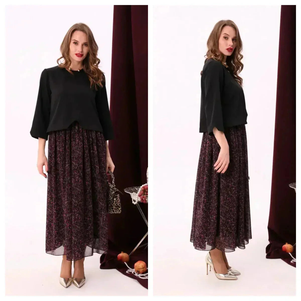 💖Elegant Högkvalitativ Klänning