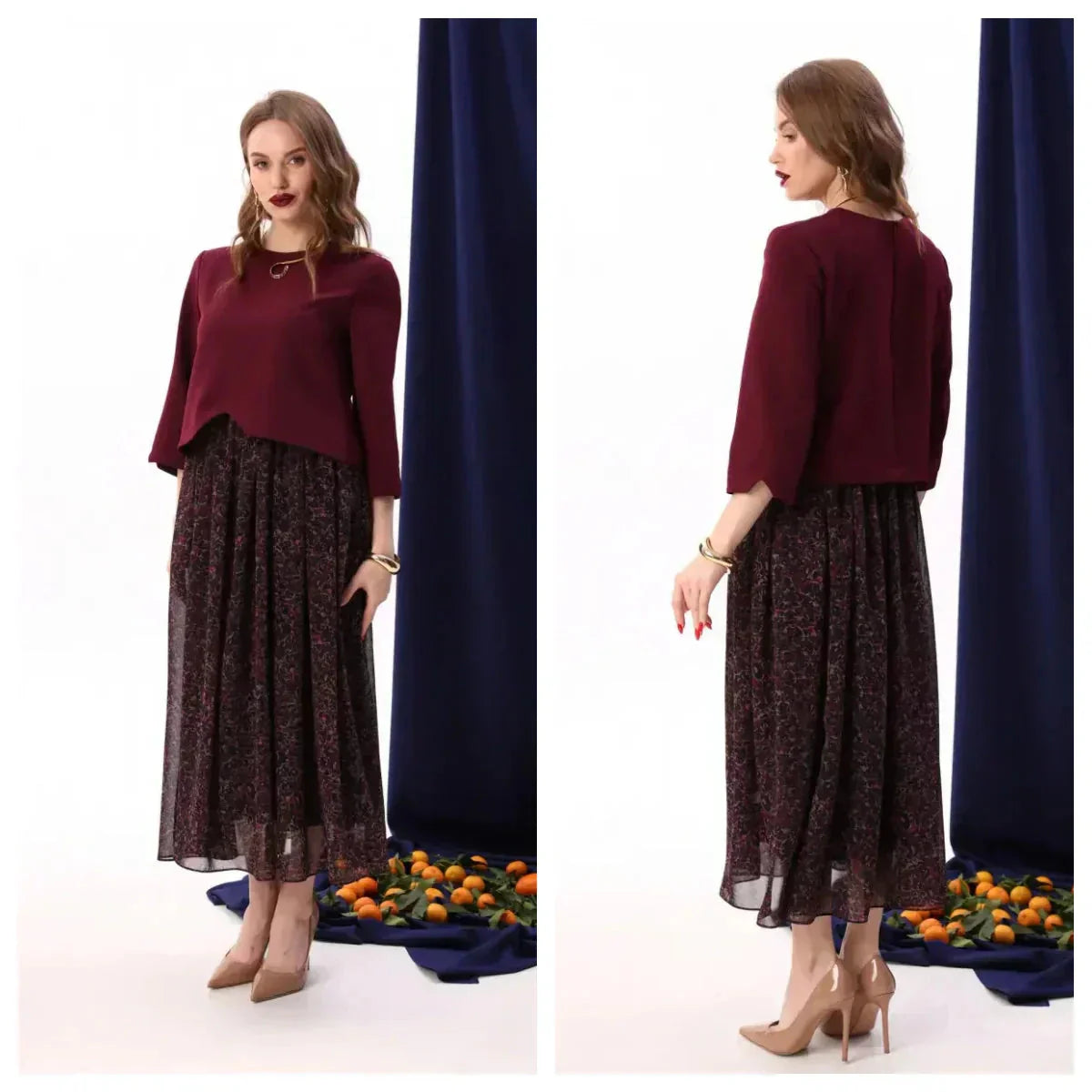 💖Elegant Högkvalitativ Klänning