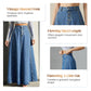 ⏳Time-Limited Special⏰Vintage Button-Front A-Line Denim Skirt👗
