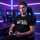 👕”Let Me Ask My Wife” Rolig tryckt T-shirt för män