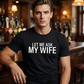 👕”Let Me Ask My Wife” Rolig tryckt T-shirt för män