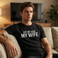 👕”Let Me Ask My Wife” Rolig tryckt T-shirt för män