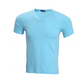 Unisex klassisk V-ringad kortärmad T-shirt i bomull