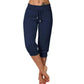 🧘‍♀️🌸 50% RABATT! | Korta Sweatpants – Dragsko i Midjan & Capri-längd för Avkoppling!