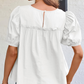 👚Top med puffärmar, smock och peplum