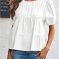 👚Top med puffärmar, smock och peplum