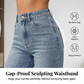 👖 50% RABATT ✨ | Högmidjade Raka Jeans – Förlänger Silhuetten & Retro Denim