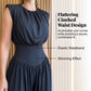 Elegant högmidjad jumpsuit med sidospalt